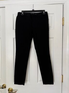 BANANA REPUBLIC Sloan Slim Ankle black cotton blend pants size 4